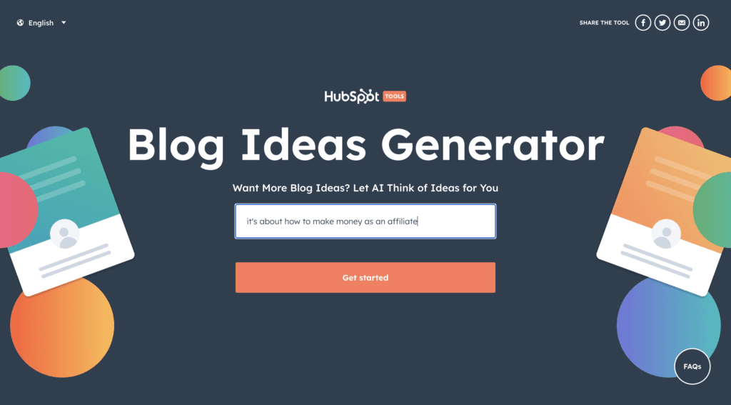 Hubspot blog ideas generator - Easy Ways to Find Fresh Blog Topics That Drive Traffic
